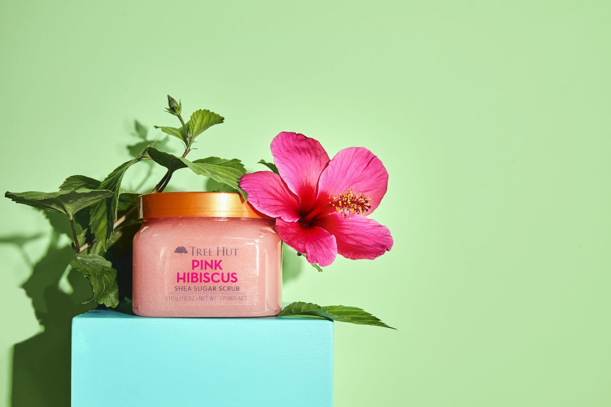 Tree Hut Pink Hibiscus exfoliant corp 510g