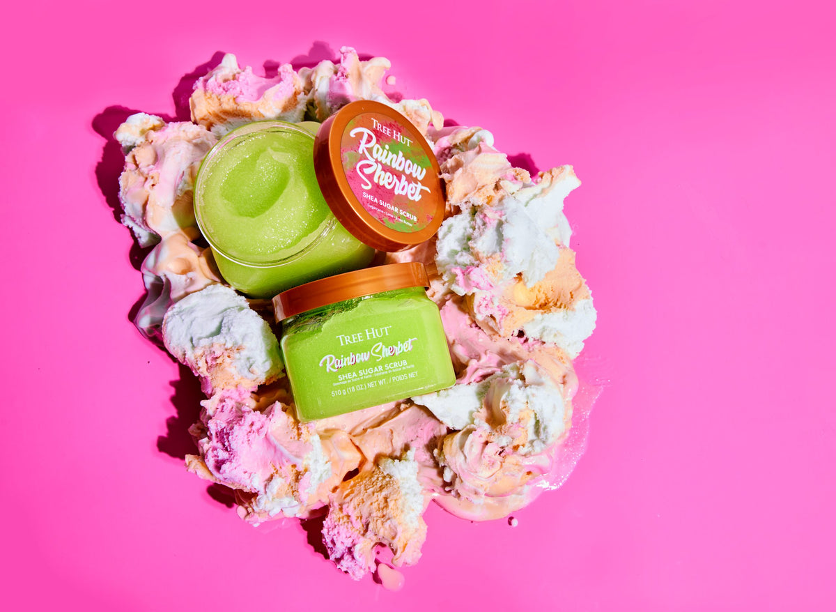 Tree Hut Rainbow Sherbet exfoliant corp 510g