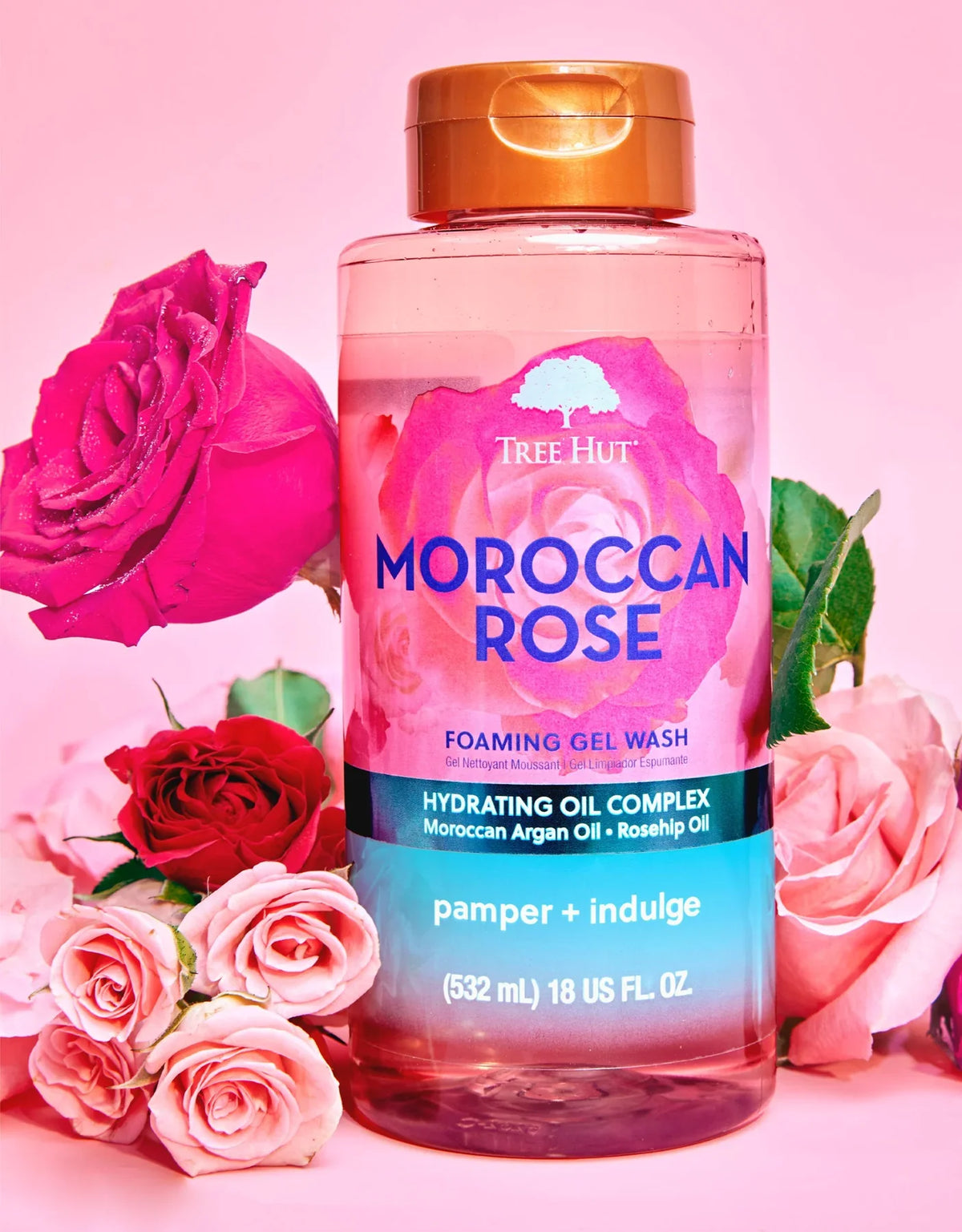 Tree Hut - Gel de dus spumant Moroccan Rose 532ml