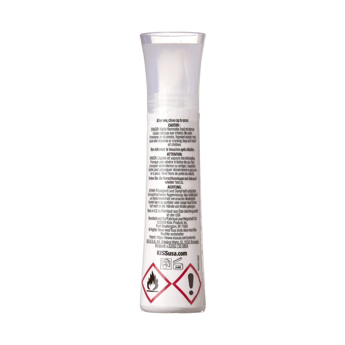 Kiss, Glue Off, solutie pentru înlăturarea unghiilor false, 13.5 ml