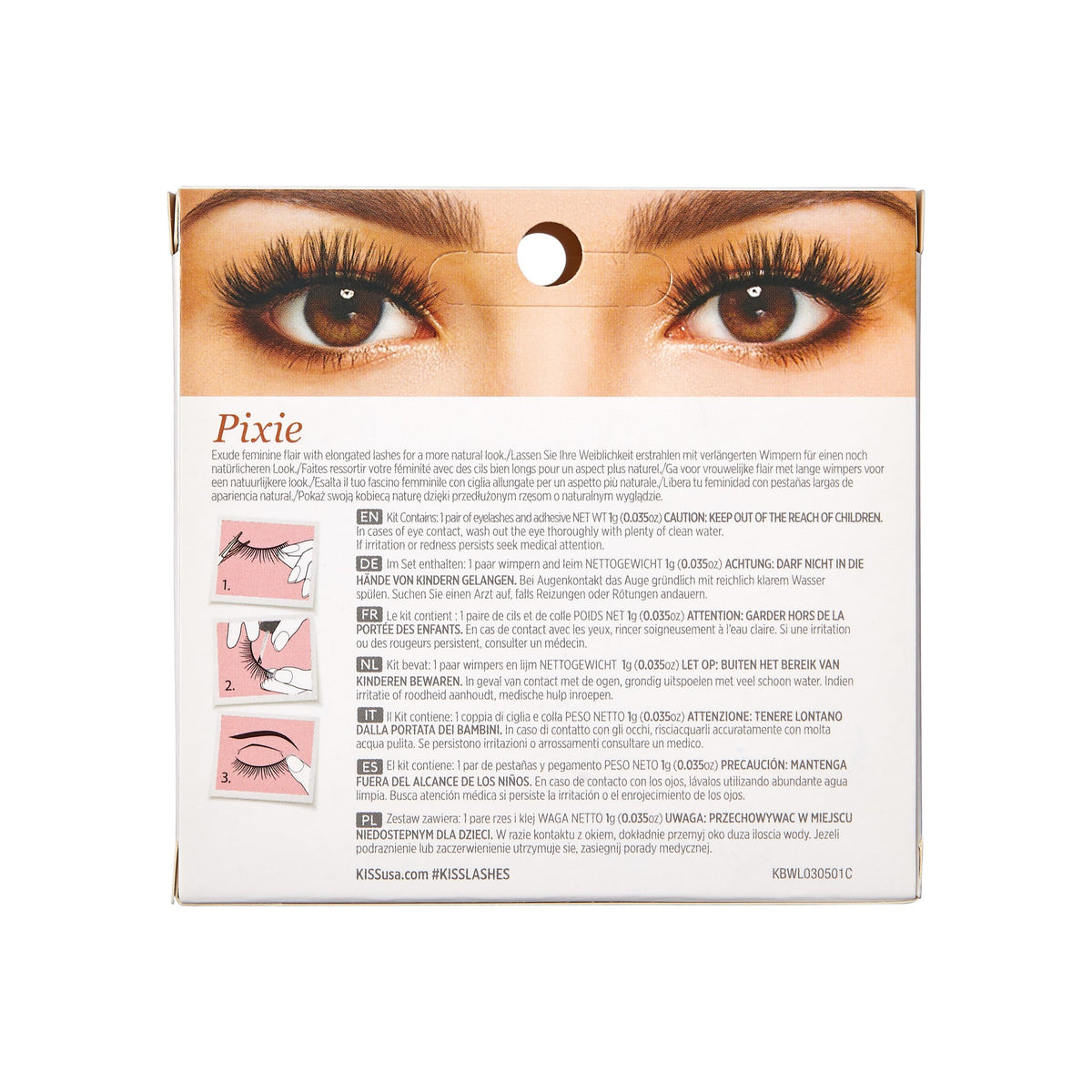 Gene false Blowout Lash, Pixie