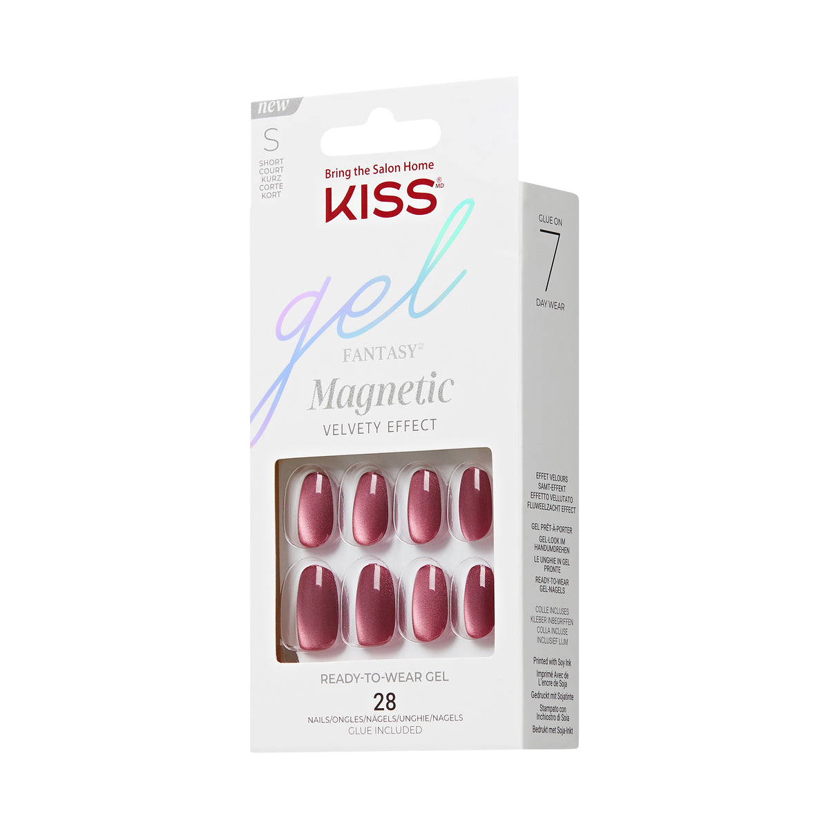 KISS - Unghii false Gel Fantasy Magnetic Set Us Free