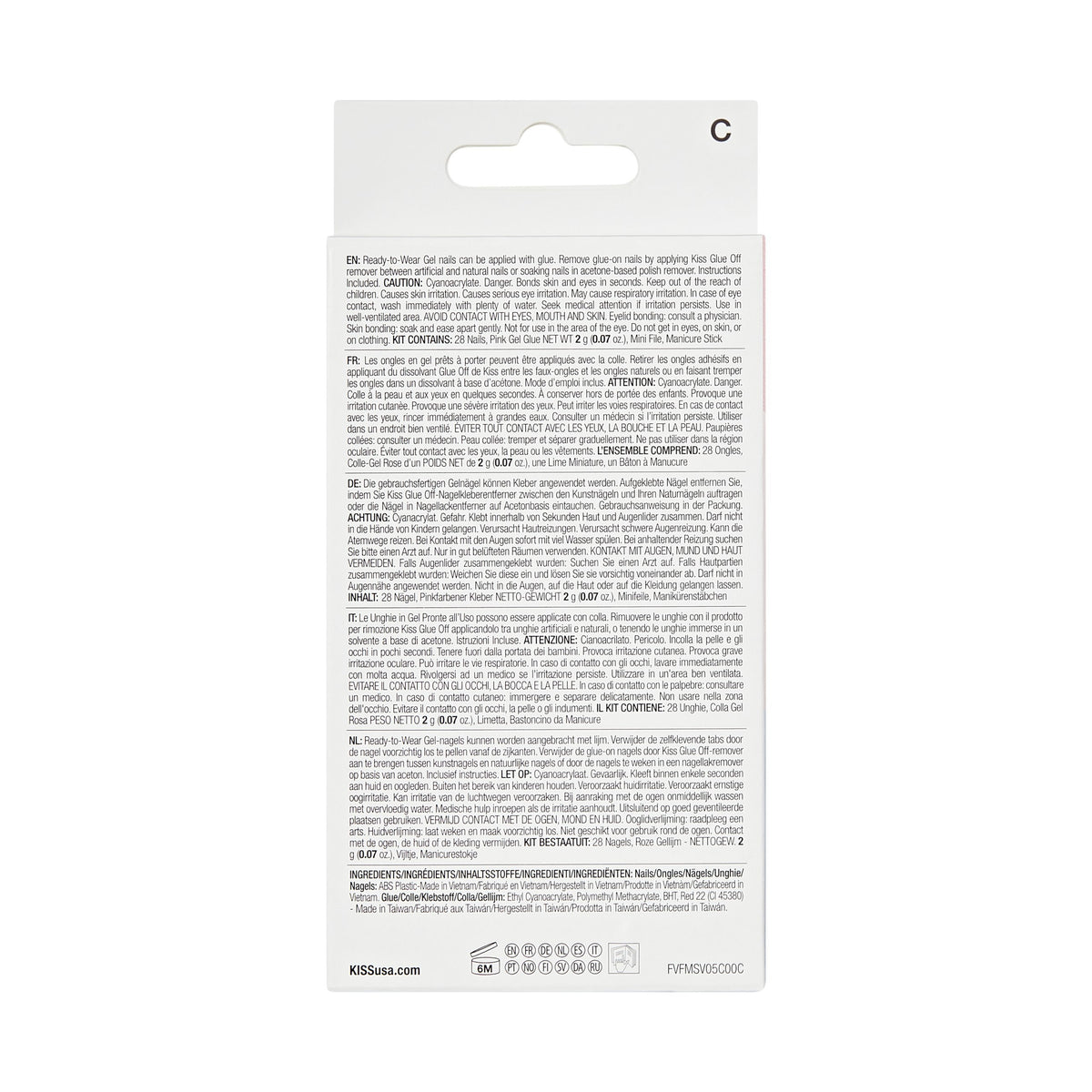 Unghii false Voguish Fantasy, forma migdala, lungime M, 28 bucati