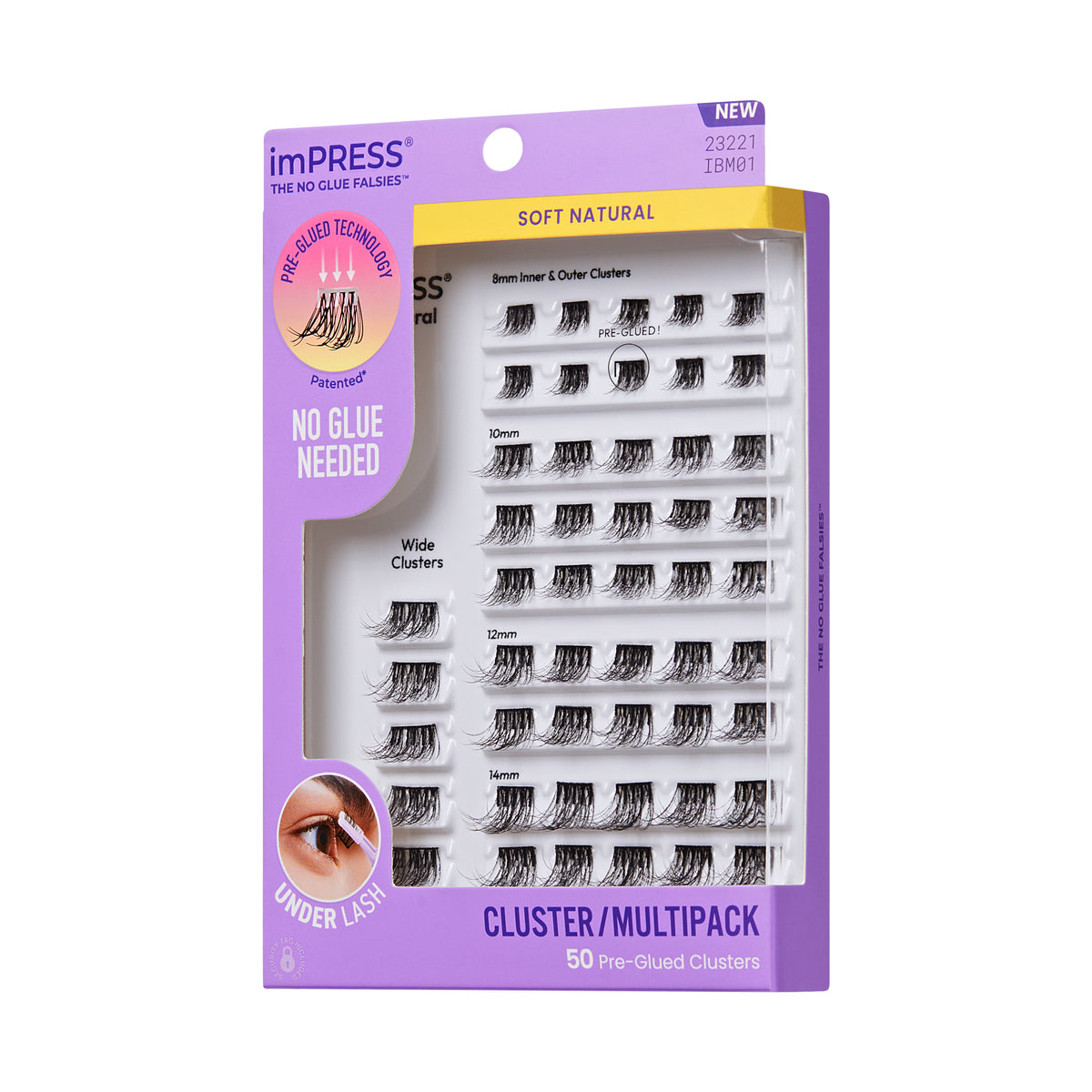 KISS - imPRESS Pre-glued Cluster Multi 01
