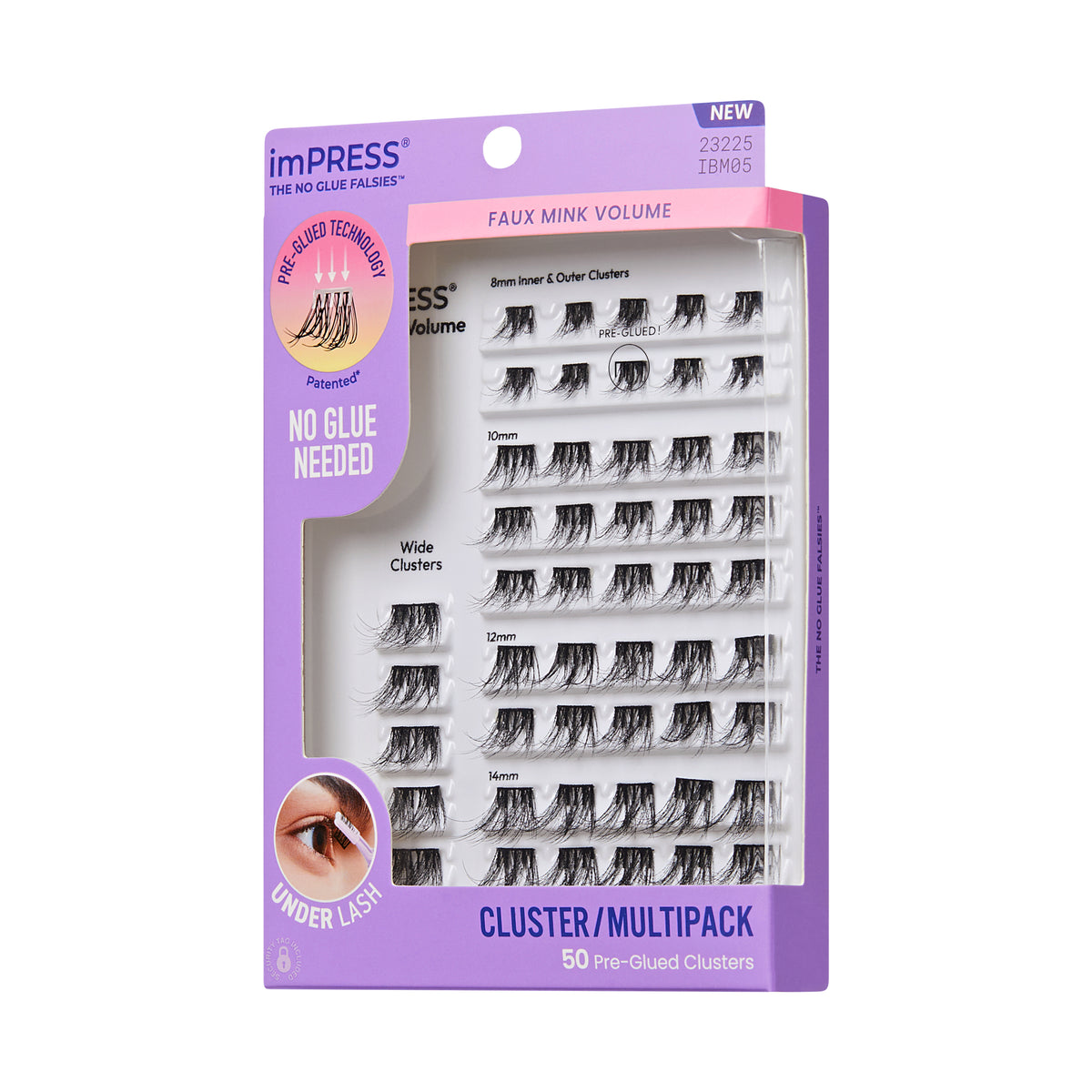 KISS - imPRESS Pre-glued Cluster Multi 05