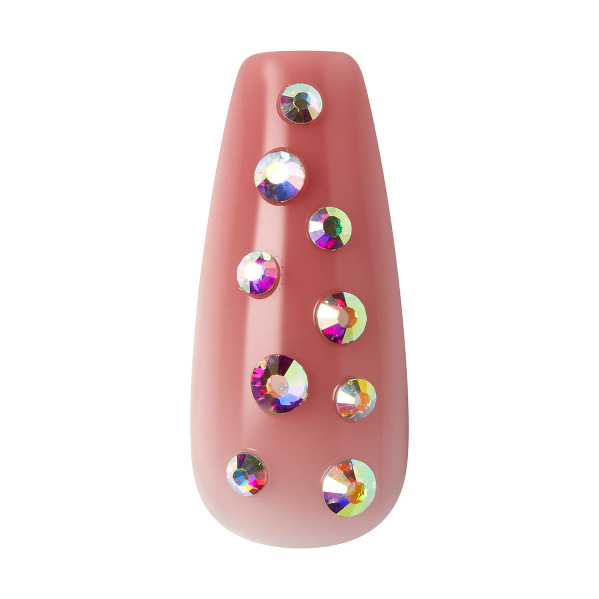 Unghii false Jelly Fantasy, forma Coffin, lungime L, 28 bucati, Be Jelly