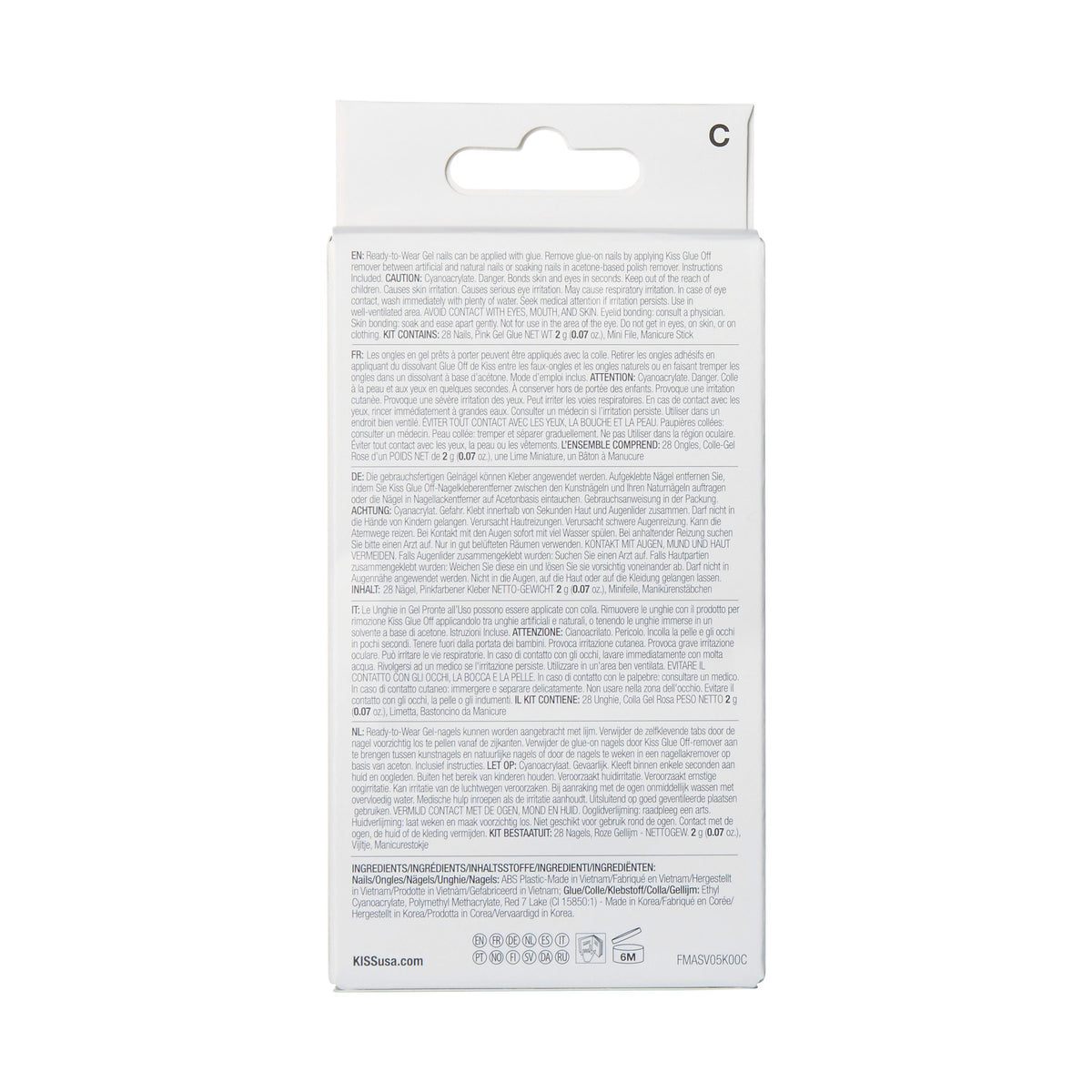 Unghii false Gel Fantasy, lungime S, 28 bucati, Magnetic