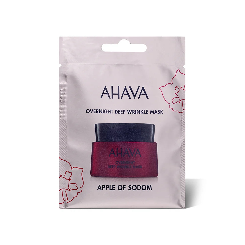 Masca pentru o singura utilizare Overnight Deep Wrinkle Mask Ahava, 6 ml
