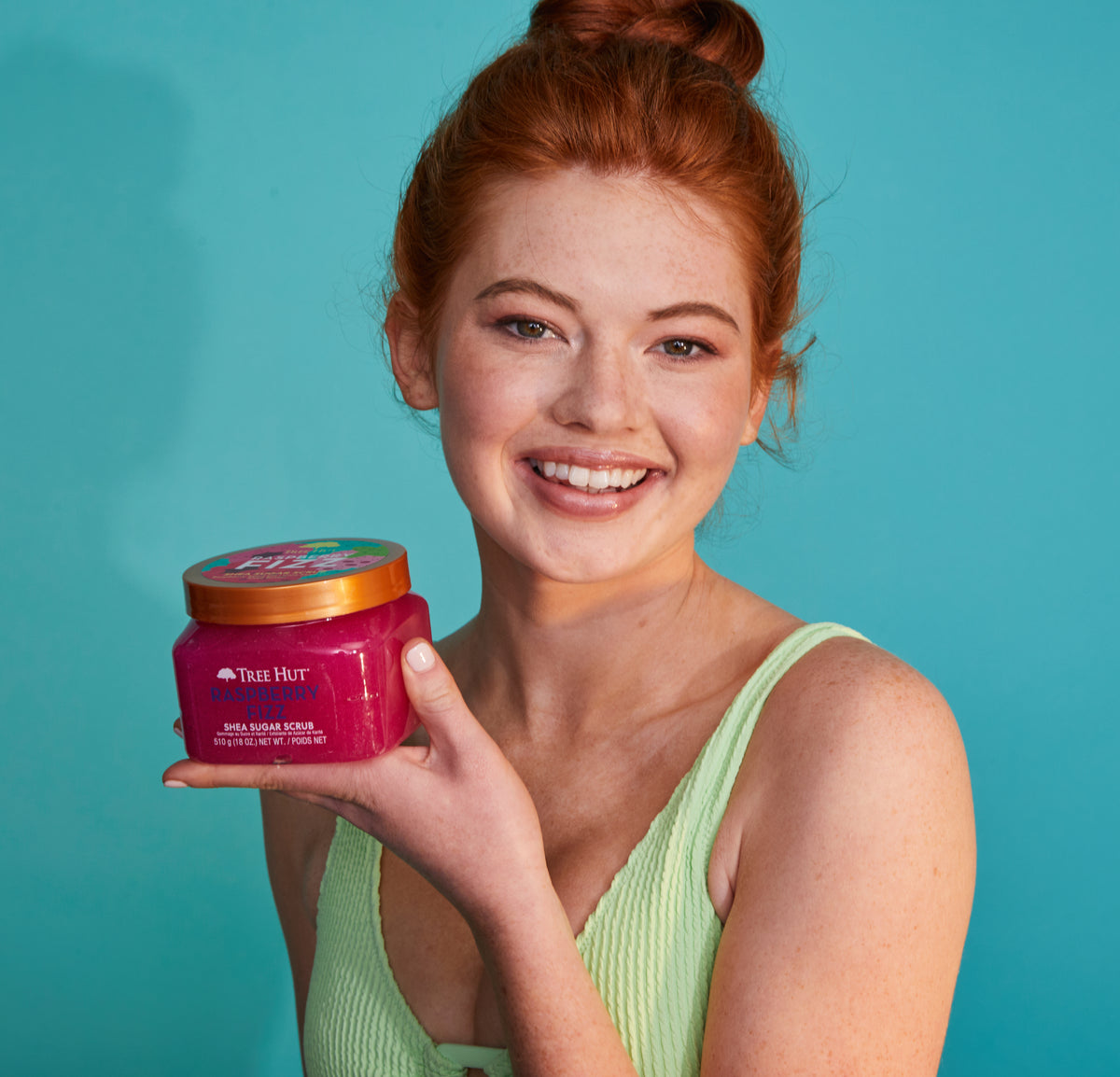 Tree Hut Raspberry Fizz exfoliant corp 510g