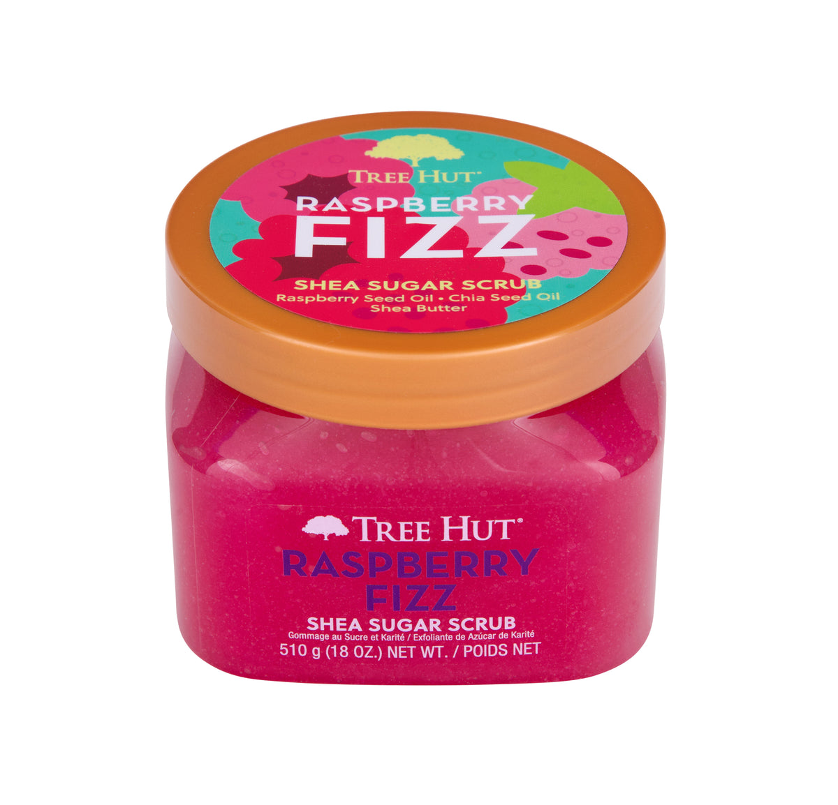 Tree Hut Raspberry Fizz exfoliant corp 510g