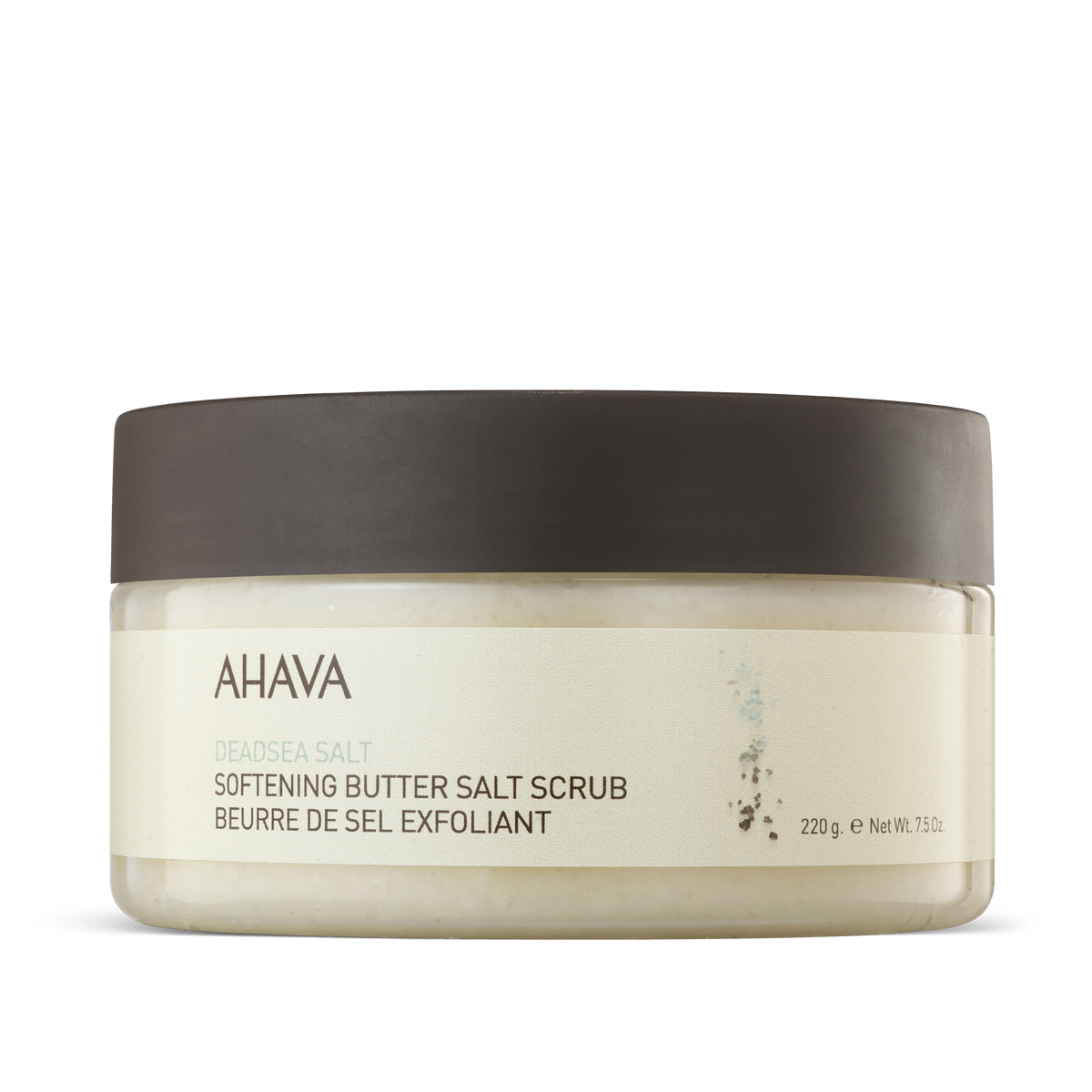 AHAVA - Unt de corp exfoliant cu sare de la Marea Moarta 220g