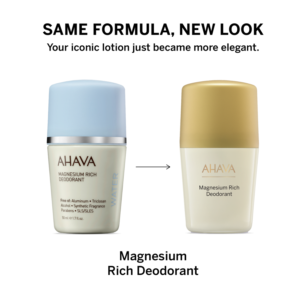 AHAVA - Deodorant cu magneziu pentru femei 50ml