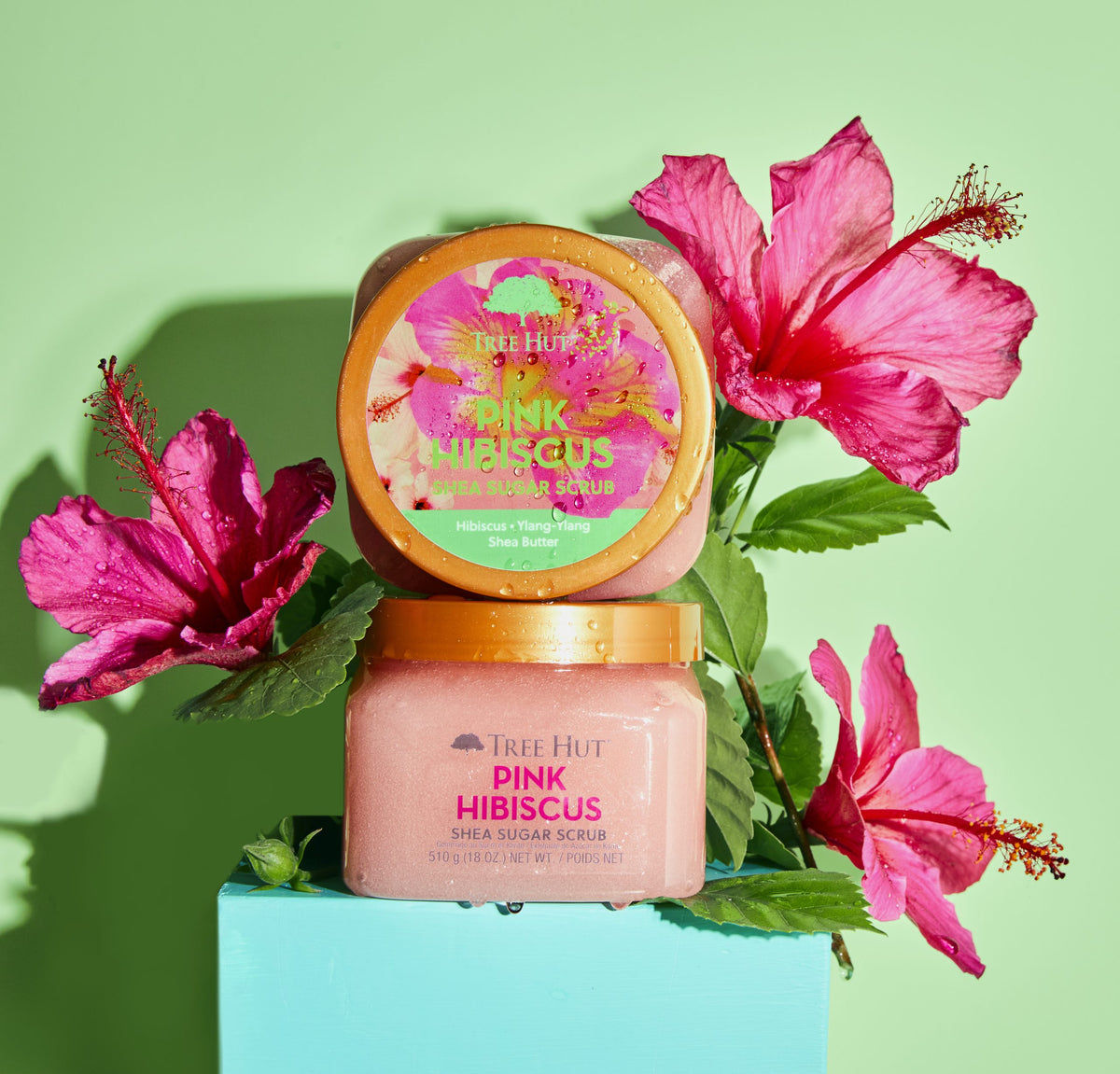 Tree Hut Pink Hibiscus exfoliant corp 510g