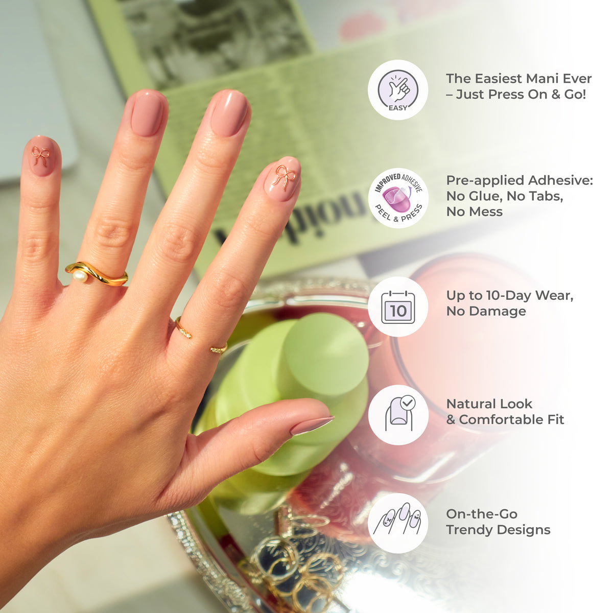 KISS - imPRESS Nails - Close