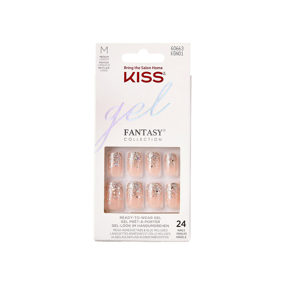 Unghii false Gel Fantasy, lungime M, 24 bucati, Fanciful