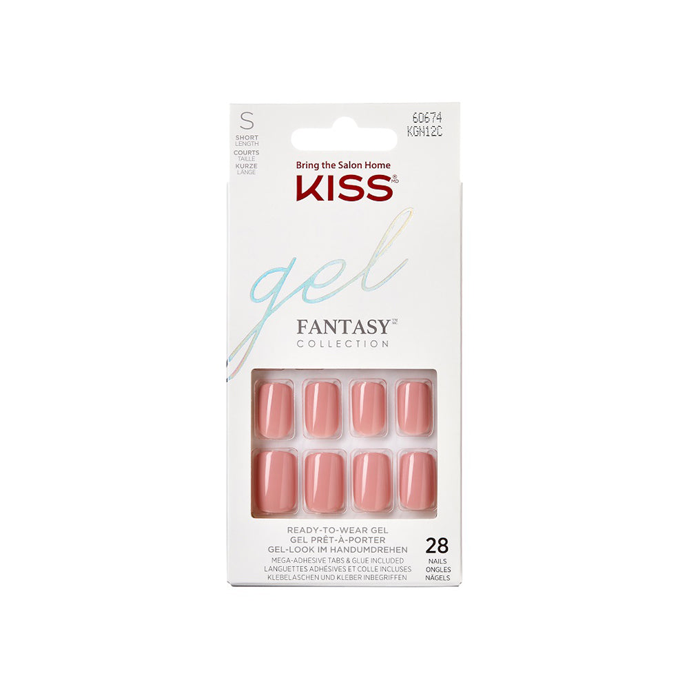Unghii false Gel Fantasy, lungime S, 28 bucati, Color Ribbons