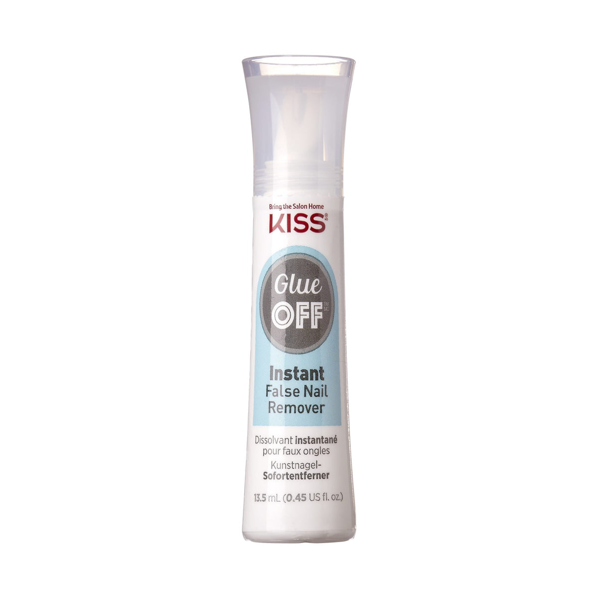Kiss, Glue Off, solutie pentru înlăturarea unghiilor false, 13.5 ml