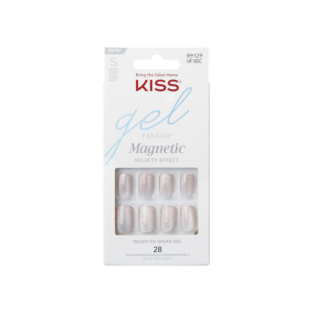 Unghii false Gel Fantasy, lungime S, 28 bucati, Magnetic