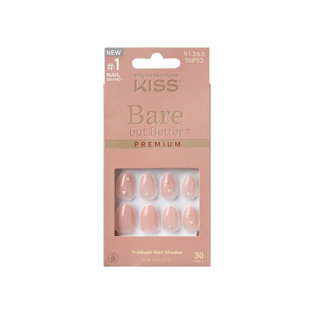 unghii false Bare-But-Better Premium Nails Slay, lungime S, 30 bucati