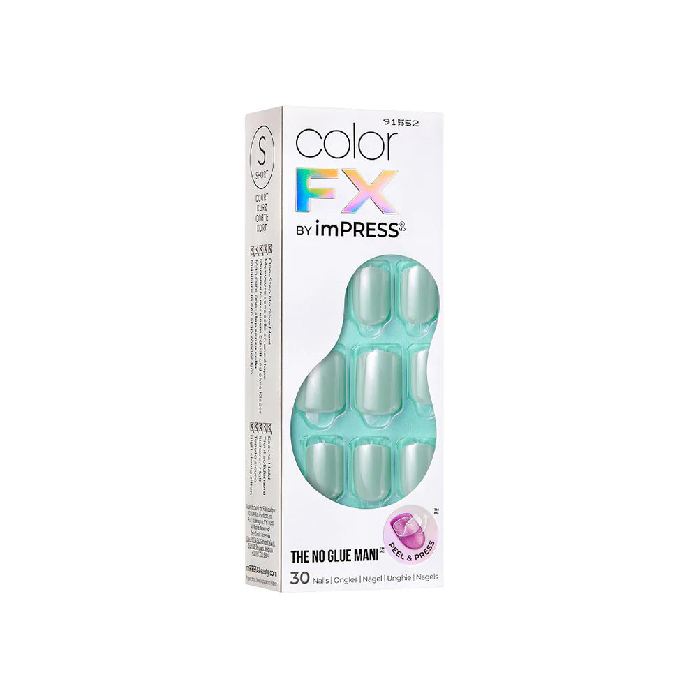 Unghii false ImPRESS Color After Hours, lungime S, 30 bucati