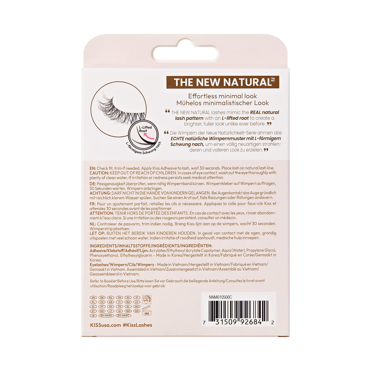Gene false The New Natural Multipack, Pearl Earring