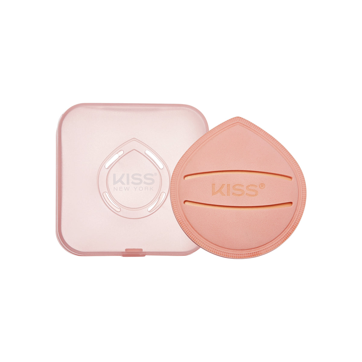 KISS - Puf pudra pentru machiaj Round case