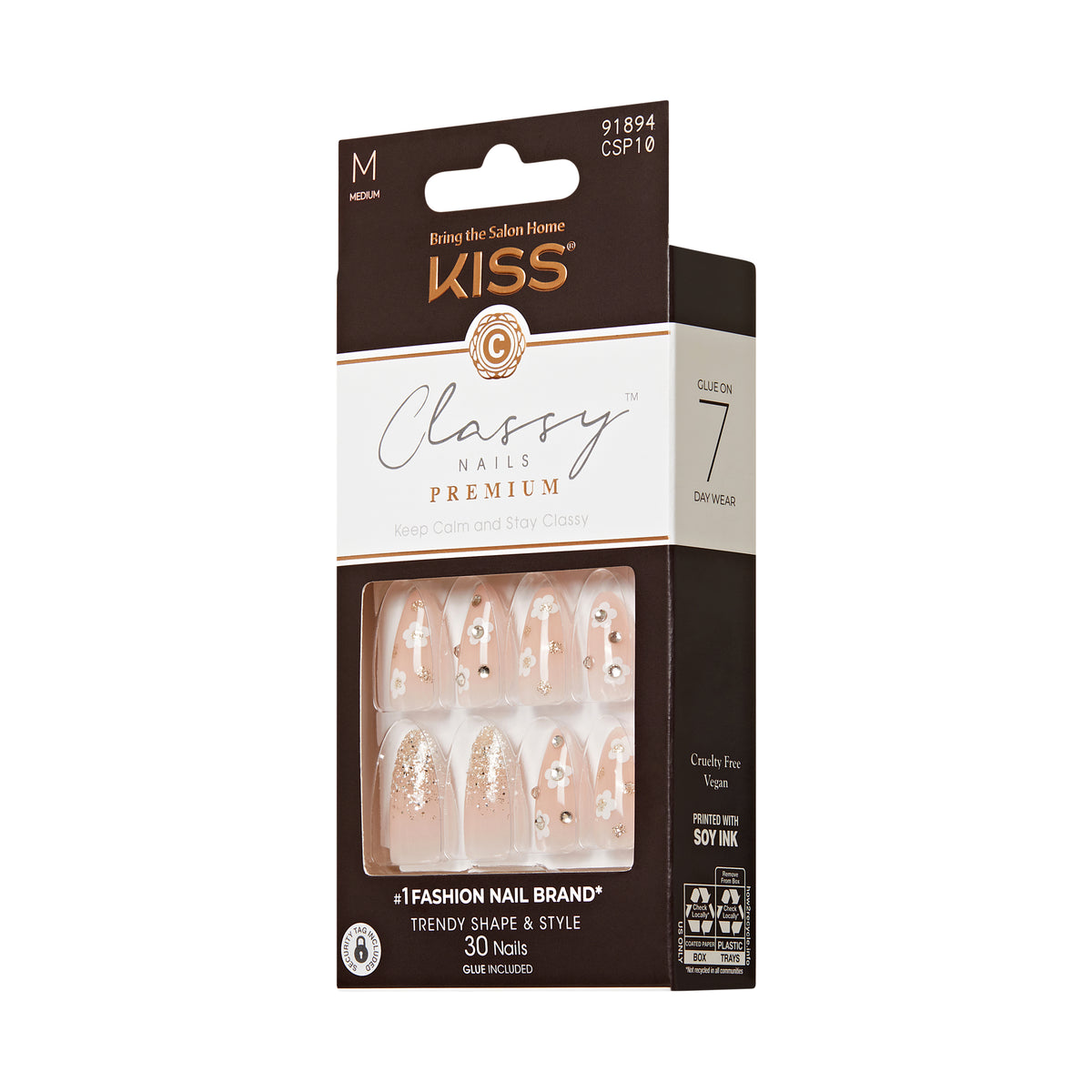 KISS - Unghii false Classy Premium Gleamin