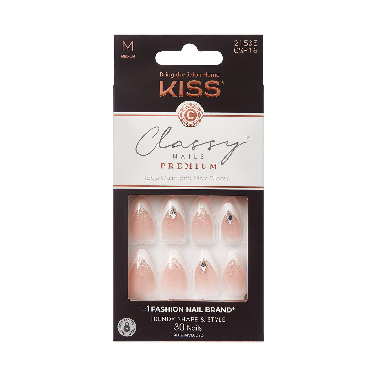 KISS - Unghii false Classy Premium Croissant City
