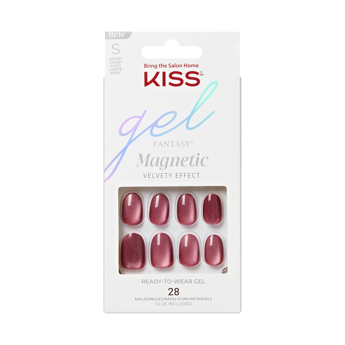 KISS - Unghii false Gel Fantasy Magnetic Set Us Free