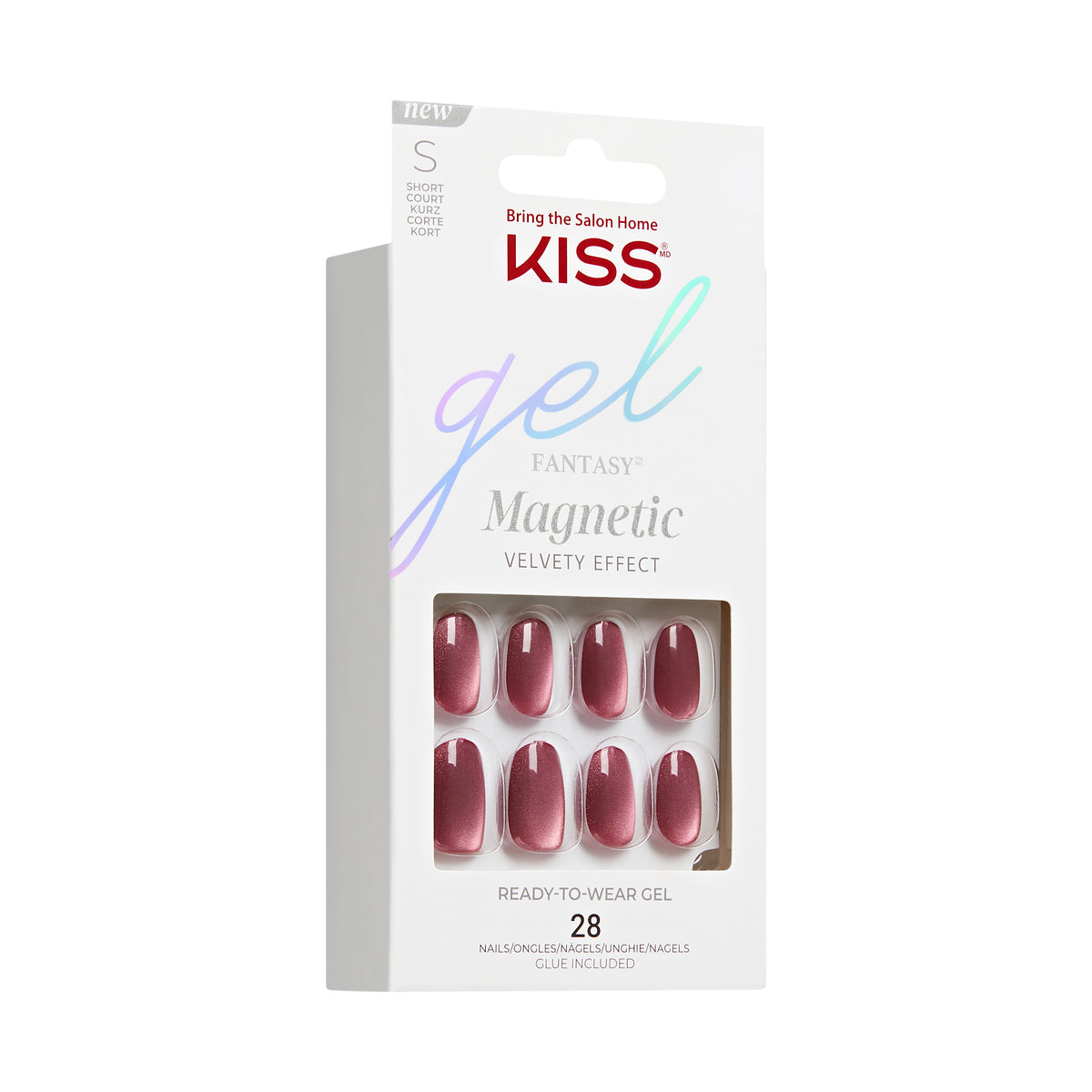 KISS - Unghii false Gel Fantasy Magnetic Set Us Free