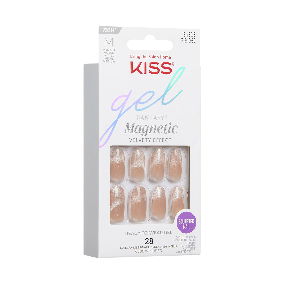 KISS - Unghii false Gel Fantasy Magnetic Drama