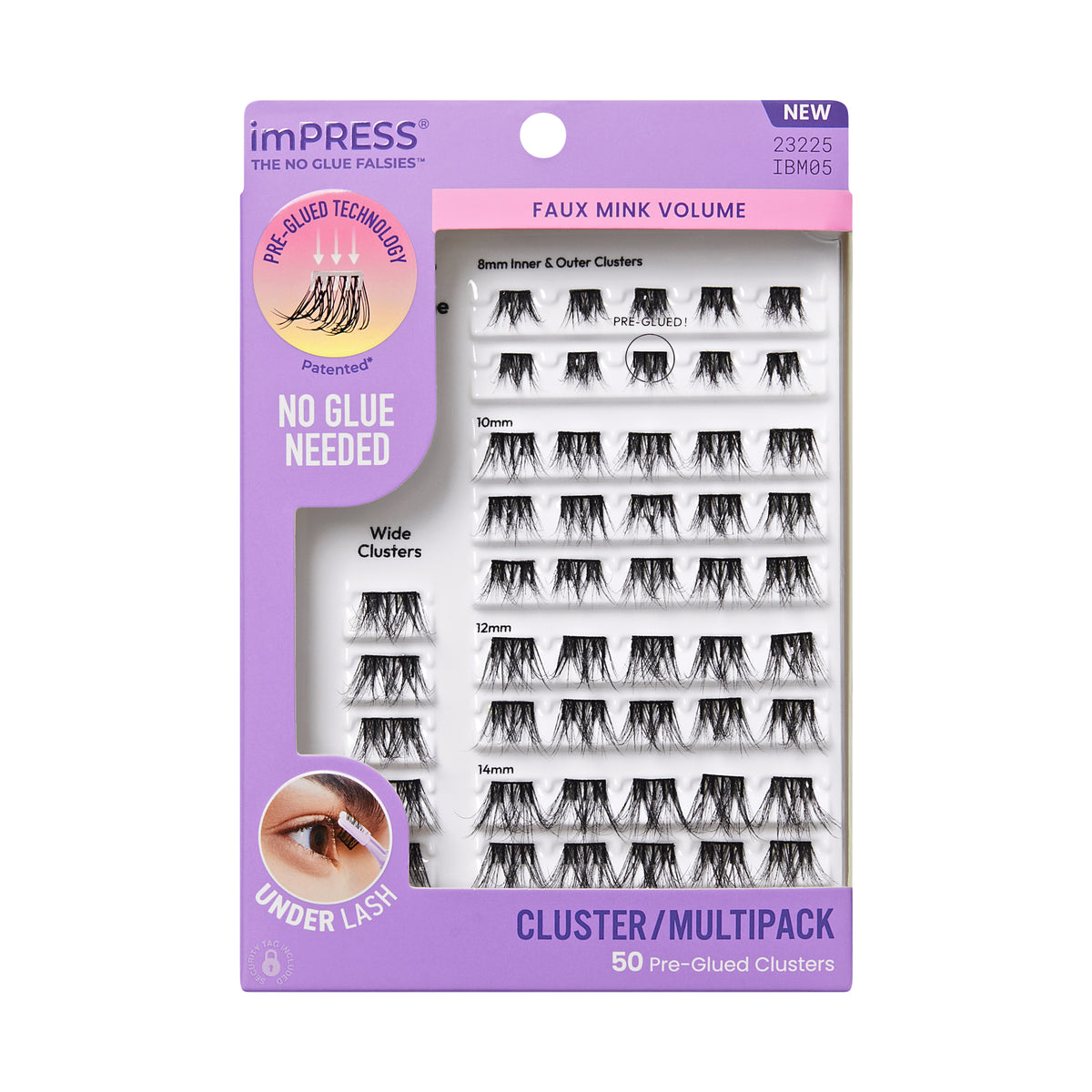 KISS - imPRESS Pre-glued Cluster Multi 05
