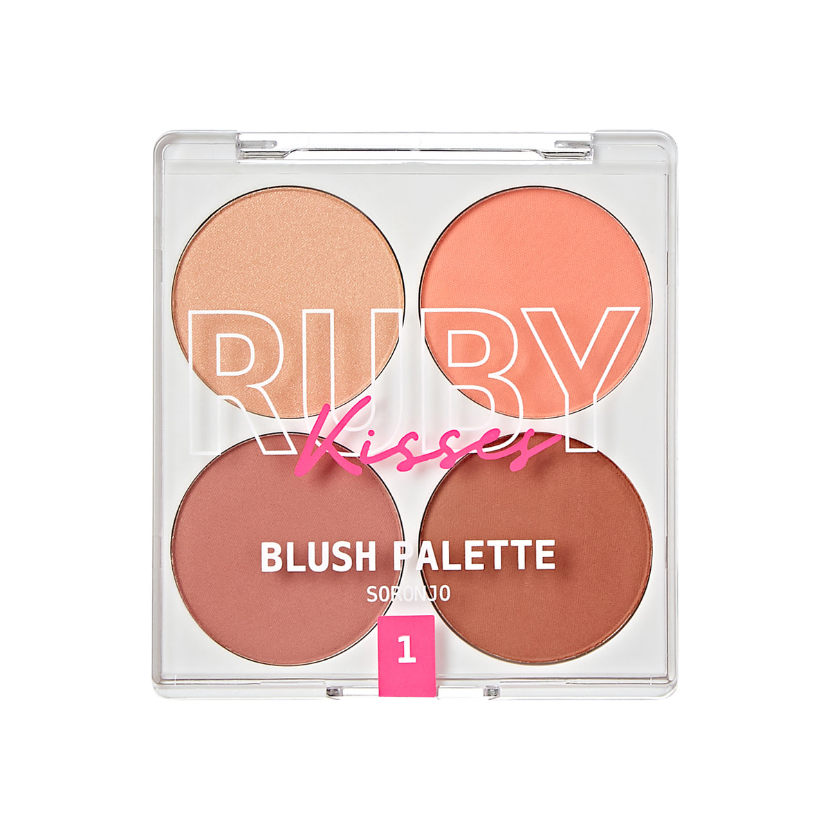 RUBY KISSES - Paleta farduri obraz Blush