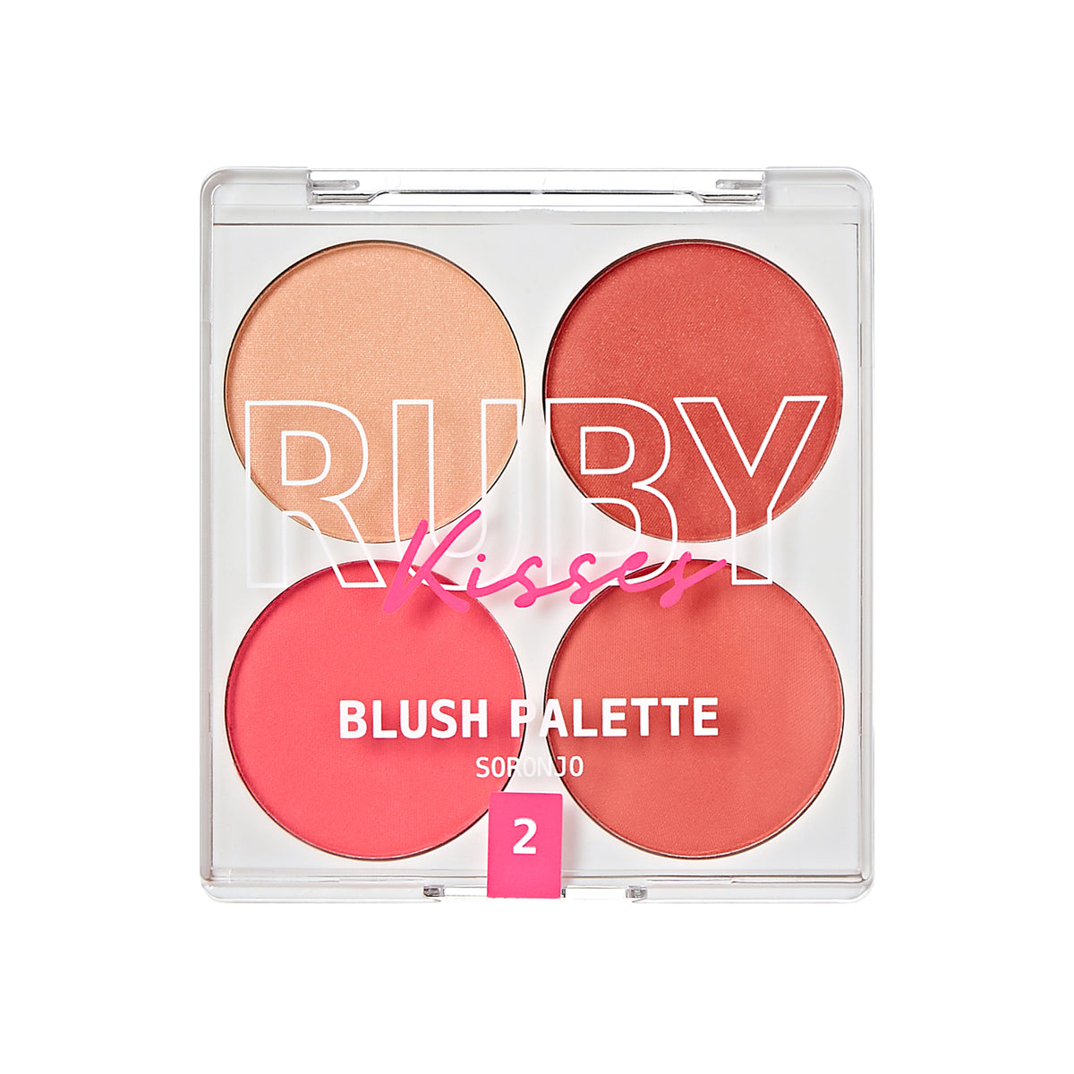 RUBY KISSES - Paleta farduri obraz Blush