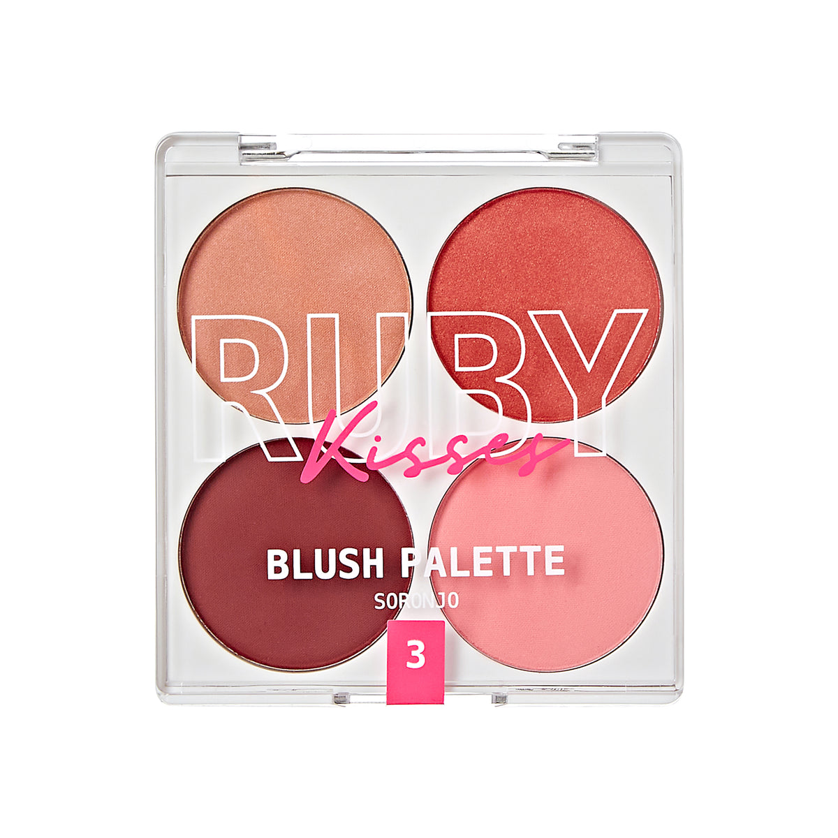 RUBY KISSES - Paleta farduri obraz Blush