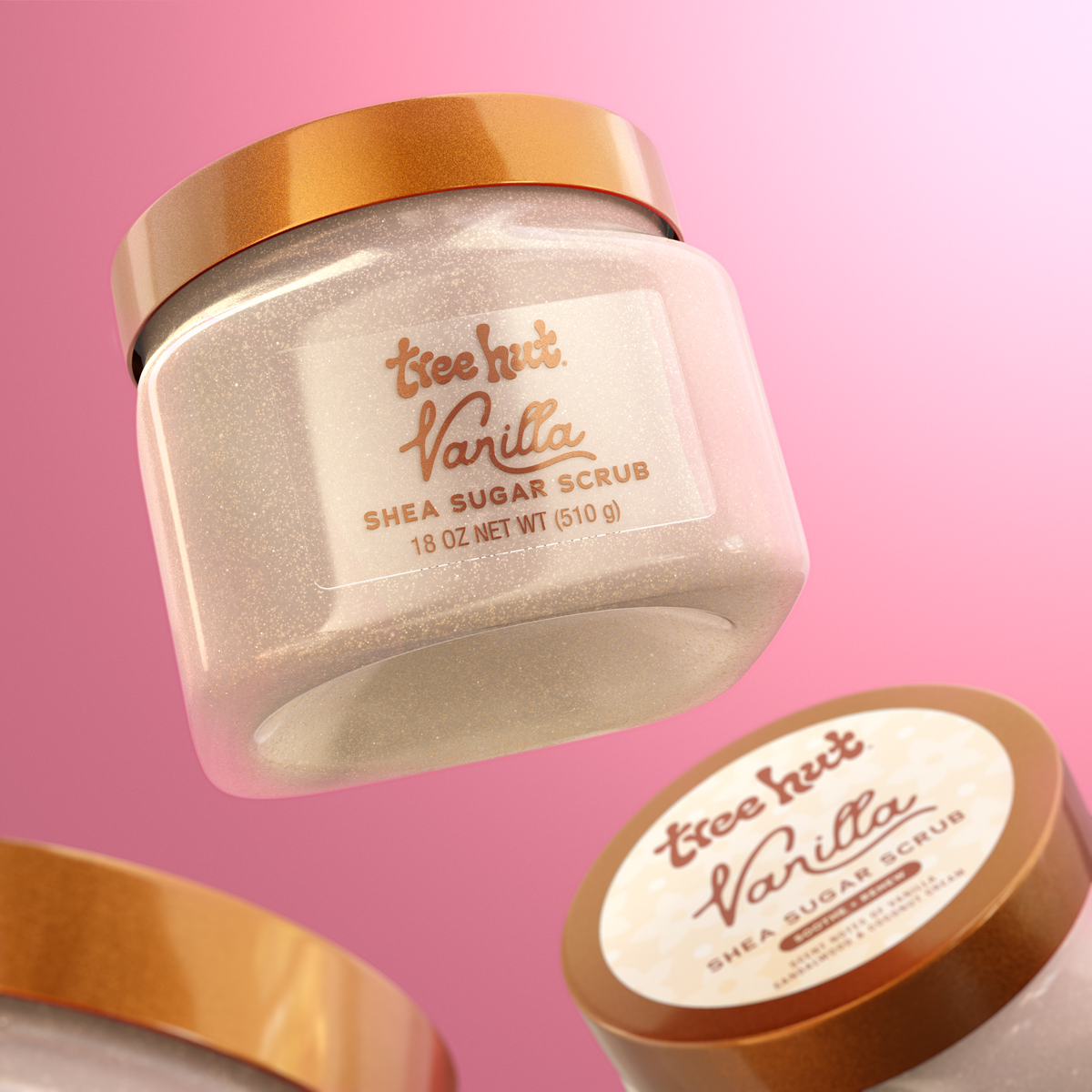 Tree Hut Vanilla Sugar Scrub exfoliant corp, 510g