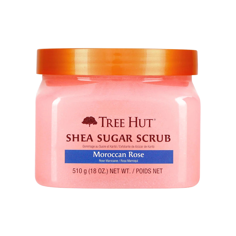 Tree Hut Moroccan Rose Sugar Scrub exfoliant corp, 510g