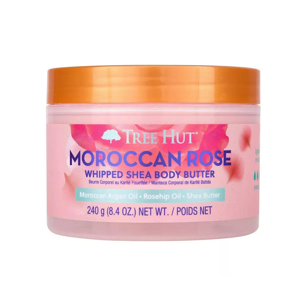 Tree Hut Moroccan Rose Whipped Body Butter unt de corp, 240g