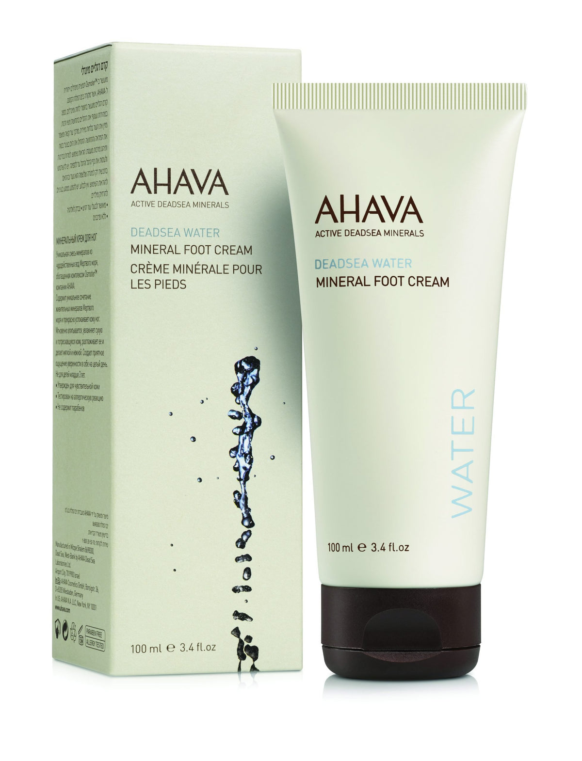 Crema pentru picioare pe baza de minerale, Ahava, 100 ml